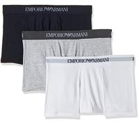 Emporio Armani CC722-111610 - Boxer - Uni - Homme - Multicolore (Bco/Grigiomel/Marine) - X-Large (Taille fabricant: XL)