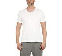 Emporio Armani CC722-111648 - T-shirt - Uni - Manches courtes - Homme - Blanc (Bianco) - Small (Taille fabricant: S) ( lot de 2 )