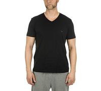 Emporio Armani CC722-111648 - T-shirt - Uni - Manches courtes - Homme - Lot de 2, Noir (Nero) - Small (Taille fabricant: S)