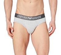 Emporio Armani Brief Iconic Logoband Slip, Gris, M Homme