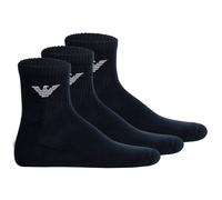 Emporio Armani Chaussettes bleu nuit / blanc, Taille 39-46