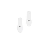 Emporio Armani Lot de 3 paires de chaussettes décontractées en coton pour homme Blanc L/XL, Blanc/blanc., L-XL