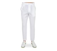Emporio Armani - Chinos Blancs Modernes - Homme - Pantalons - Blanc - Taille: XL