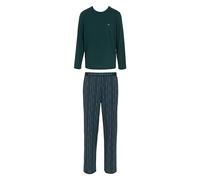 Emporio Armani Classic Pattern Long Pajamas Bas de Pijama, Vert, XXL Homme