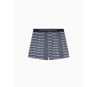 Emporio Armani Classic Pattern Mix Boxer Caleçon Boxeur, Bleu, XXL Homme