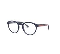 Emporio Armani - Clip Lunettes de soleil - Homme - Accessoires - Bleu - Taille: 52 MM