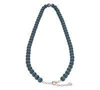 Emporio Armani - Collier en résine givrée - unisex - Accessoires - Bleu - Taille: ONE Size