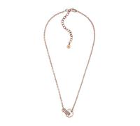 Emporio Armani Collier femme acier inoxydable fermoir mousqueton doré rose taille unique rayures