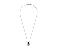 Emporio Armani Collier pour homme en acier inoxydable avec fermoir à mousqueton