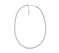 Emporio Armani Collier pour homme en acier inoxydable avec fermoir à mousqueton