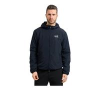 Emporio Armani - Core Identity Hooded Bomber Jacket - Homme - Vestes - Bleu - Taille: XL