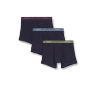 Emporio Armani Core Logoband 3-Pack Boxer Caleçons, Marine/Marine/Marine, S pour des Hommes