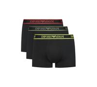 Emporio Armani Core Logoband 3-Pack Trunk Les Troncs, Nero/Nero/Nero, S pour des Hommes