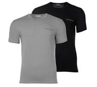 Emporio Armani T-shirt homme Core Logoband - Lot de 2, col rond, noir, Taille M