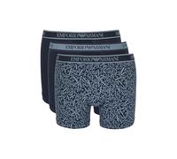 Emporio Armani Core Logoband 3-Pack Boxer Caleçon Boxeur, Bleu, XL Homme