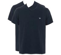 Emporio Armani Lot de 2 T-shirts manches courtes Em000392_af14132 couche de base Bleu M Homme