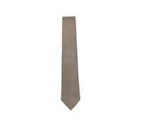 Emporio Armani - Cravate en pure soie à motif jacquard - Homme - Accessoires - Brun - Taille: ONE Size