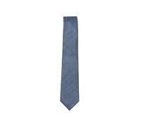 Emporio Armani - Cravate en pure soie avec motif jacquard - Homme - Accessoires - Bleu - Taille: ONE Size