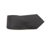 Emporio Armani - Cravate en Soie à Pois - Homme - Accessoires - Noir - Taille: ONE Size