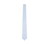 Emporio Armani - Cravate Optique Jacquard en Pure Soie - Homme - Accessoires - Bleu - Taille: ONE Size