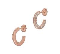 Emporio Armani Créoles en argent 925, doré rose, pour femme, EG3590221