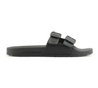 Emporio Armani - Double Buckle Slides - Homme - Chaussures - Noir - Taille: 41 EU