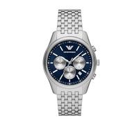 Emporio Armani Montre homme AR11582 – Chronographe quartz, boîtier 41 mm, bracelet acier ou cuir