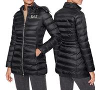 Emporio Armani EA7 6DTK01 Doudoune d'hiver mi-longueur pour femme avec rembourrage synthétique, Noir , L