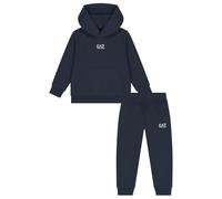 Emporio Armani EA7 7B000164 Combinaison d'hiver pour enfants et adolescents Core Identity Boy en coton biologique mélangé ASV, bleu, 8 ans