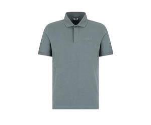 Emporio Armani EA7 7M000228 Polo Visibility pour homme en jersey de coton stretch avec Maxi imprimé sur le dos, Urban Chic, Medium