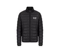 Emporio Armani EA7 8NPB01 Couette Sans Capuche packable Core Identity pour Homme (4XL, Noir/Logo Argent), Noir/Logo argent, XXXXL