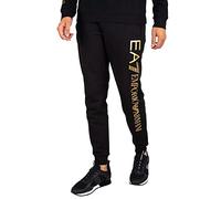 Emporio Armani EA7 8NPPB5-PJ05Z-1205 Joggings & Survêtements Hommes Noir/Doré - M - Pantalons de survêtement