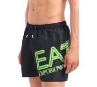 Emporio Armani EA7 902000 Maillot de bain pour homme avec Maxi Logo AVS, noir/vert, 54