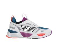 Emporio Armani EA7 - Baskets blanches basses X8X070Xk165U048 - Homme - Chaussures - Multicolore - Taille: 41 1/3 EU