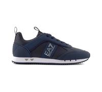 Emporio Armani EA7 - Baskets Bleues avec Logo Aigle - Homme - Chaussures - Bleu - Taille: 44 EU