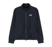 Emporio Armani EA7 - Blouson Léger avec Logo et Fermeture Éclair - Homme - Vestes - Bleu - Taille: M