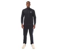 Emporio Armani EA7 Combinaison homme Core Identity en jersey coton avec fermeture éclair (Dark Blue) XXL, Dark Blue, XXL