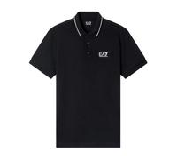Emporio Armani EA7 - Core Identity Polo - Homme - Tops - Noir - Taille: XL