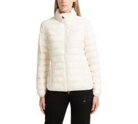 Emporio Armani EA7 Doudoune Femme Blanc Gris, Casquette blanche grise, S