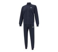 Emporio Armani EA7 Survêtement zippé Core Identity avec logo sur la poitrine Bleu Armani M