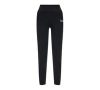 Emporio Armani Ea7, Femme, Sport, Noir, Taille: 44 FR Collants d'entraînement avec logo imprimé