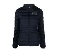 Emporio Armani Ea7, Femme, Vestes, Bleu, Taille: 38 FR Veste Bleue Puffer Style Décontracté