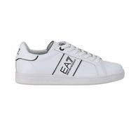 Emporio Armani Ea7, Homme, Chaussures, Blanc, Taille: 41 EU Baskets Casual en Bleu Foncé