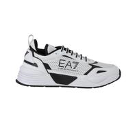Emporio Armani Ea7, Homme, Chaussures, Blanc, Taille: 44 1/2 EU Baskets Casual en Couleur Bleue