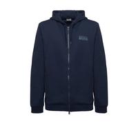 Emporio Armani Ea7, Homme, Sweatshirts et sweats à capuche, Bleu, Taille: 3XL SweaT-shirt zippé à capuche avec logo