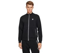 Emporio Armani Ea7, Homme, Sweatshirts et sweats à capuche, Noir, Taille: L Zip-throughs