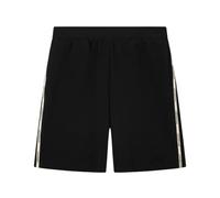 Emporio Armani EA7 - Logo Series Cotton-blend Interlock Bermuda Shorts - Homme - Shorts - Noir - Taille: XL