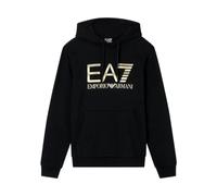 Emporio Armani Ea7 - Logo Series SweaT-shirt à capuche en coton stretch - Homme - Sweatshirts et sweats à capuche - Noir - Taille: 2XL