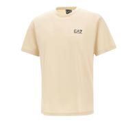 Emporio Armani Ea7 - Logo Series T-Shirt - Homme - Tops - Beige - Taille: M