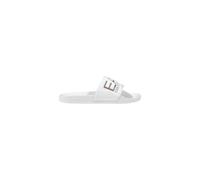 Emporio Armani EA7 - Mules unies en PVC - Femme - Chaussures - Blanc - Taille: 39 EU